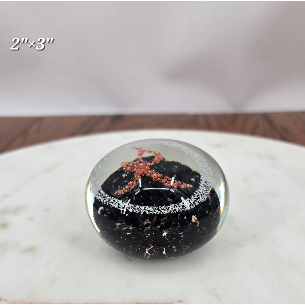 Vintage Chinese Art Glass Paperweight